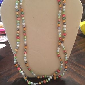 Vantel Pearls Desert Sun Necklace - Brand New